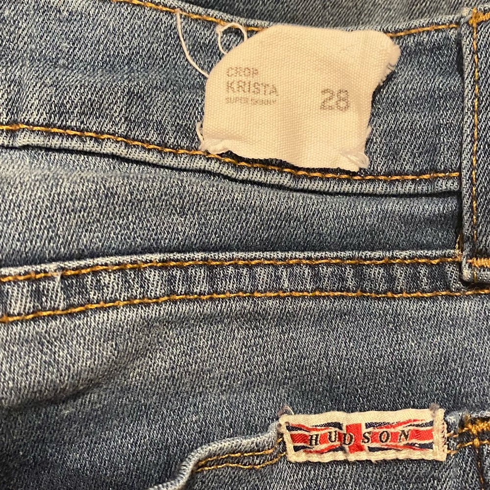 Hudson 28 Krista Super Skinny Crop Jeans - Picture 7 of 10
